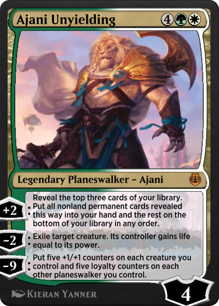 Image of Ajani Unyielding (KLR-188) - Kaladesh Remastered