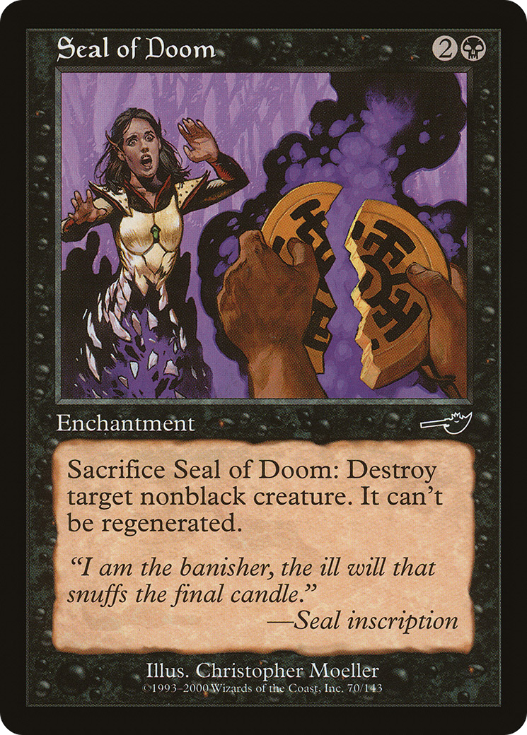 Image of Seal of Doom (NMS-070) - Nemesis Foil