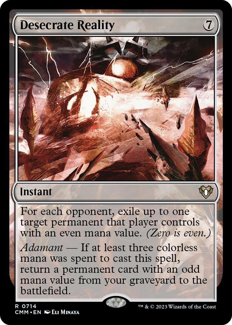 Image of Desecrate Reality (CMM-714) - Commander Masters