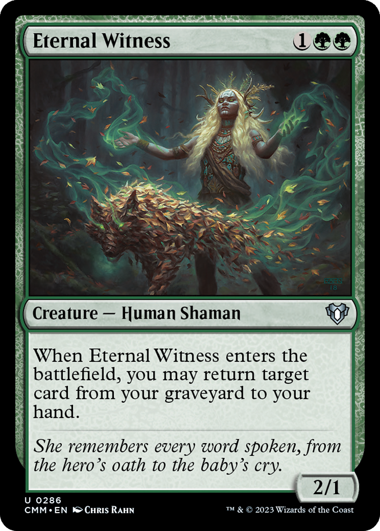 Image of Eternal Witness (CMM-286) - Commander Masters