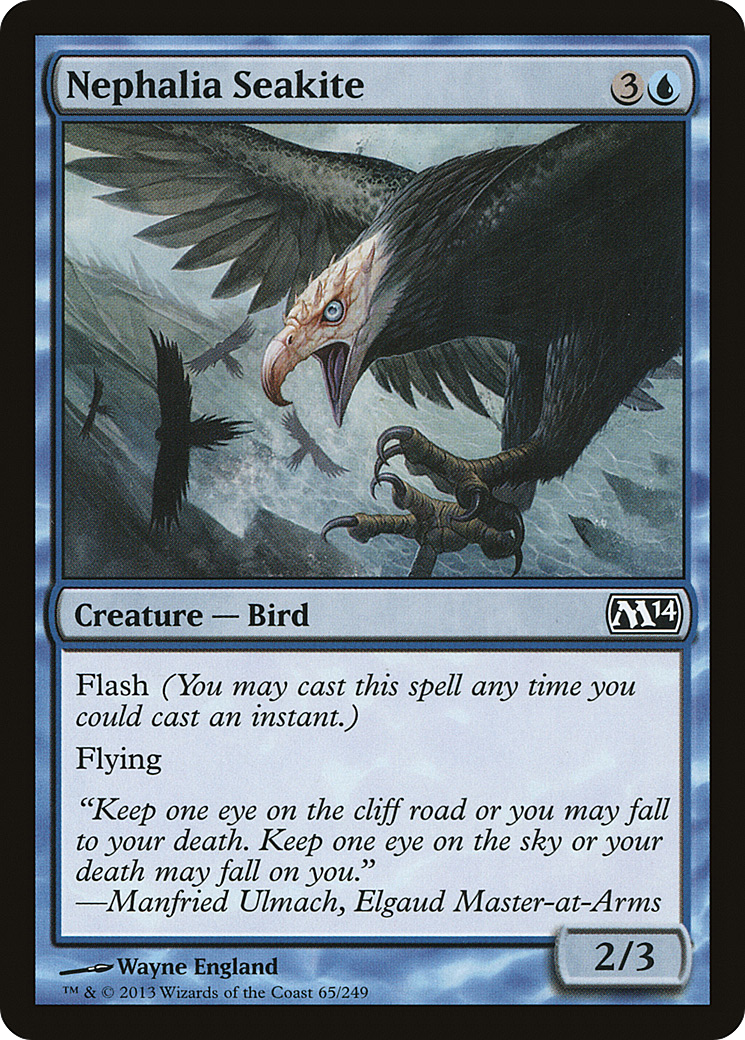 Image of Nephalia Seakite (M14-065) - Magic 2014 Foil
