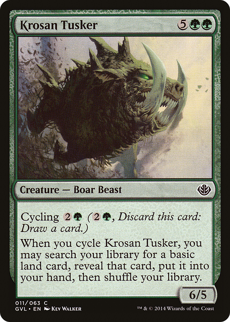 Image of Krosan Tusker (DD3-) - Duel Decks Anthology: Garruk vs. Liliana