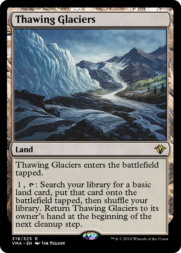 Image of Thawing Glaciers (VMA-318) - Vintage Masters Foil