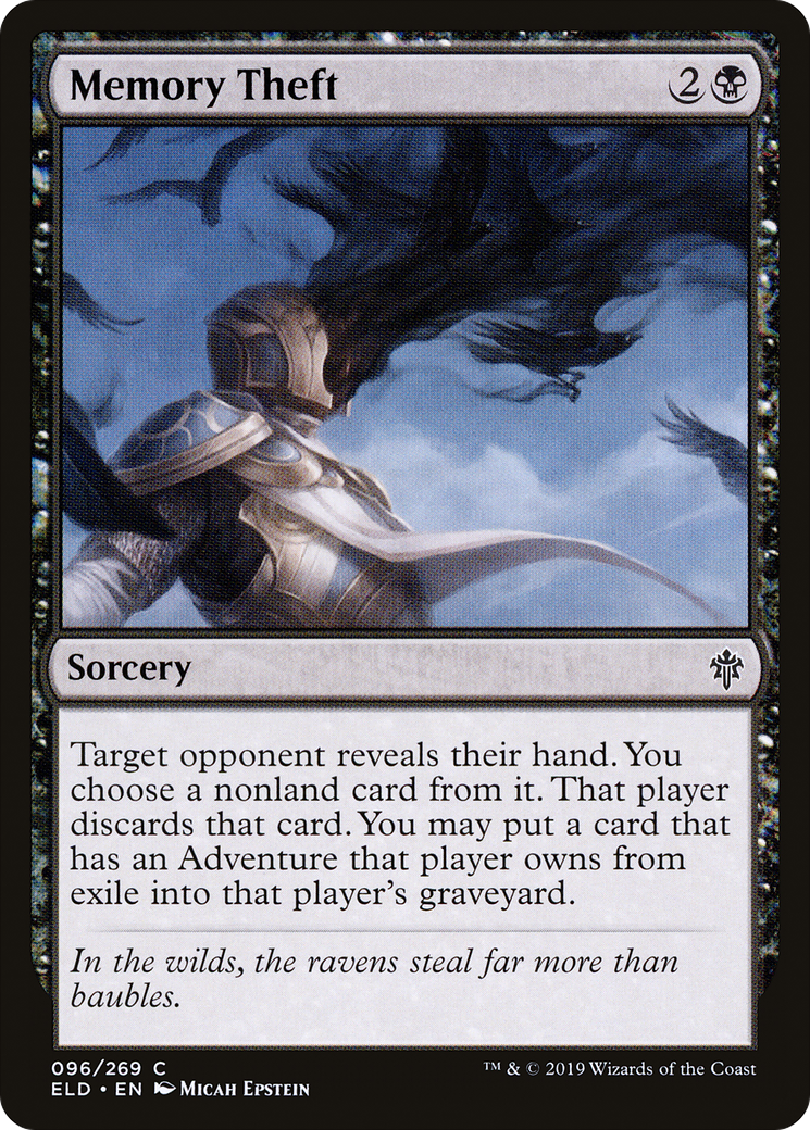 Image of Memory Theft (ELD-096) - Throne of Eldraine