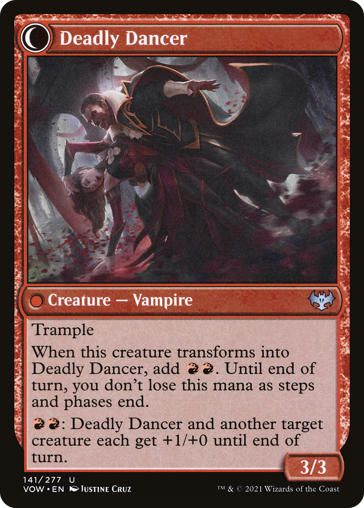 Image of Alluring Suitor (VOW-141) - Innistrad: Crimson Vow: (Double Faced Transform) Foil