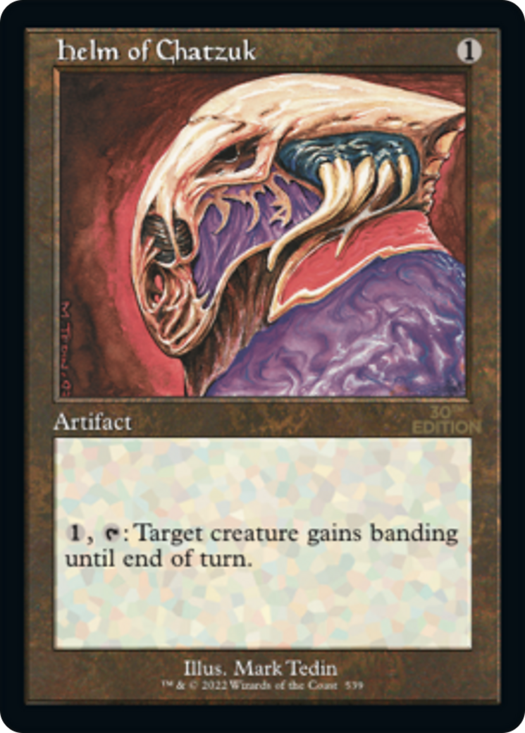 Image of Helm of Chatzuk (Retro Frame) (30A-539) - 30th Anniversary Edition