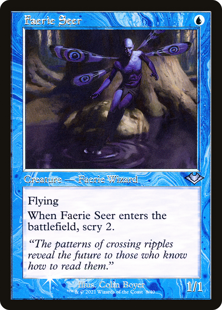 Image of Faerie Seer (Retro Frame) (MH1-008) - Modern Horizons 1 Timeshifts Foil