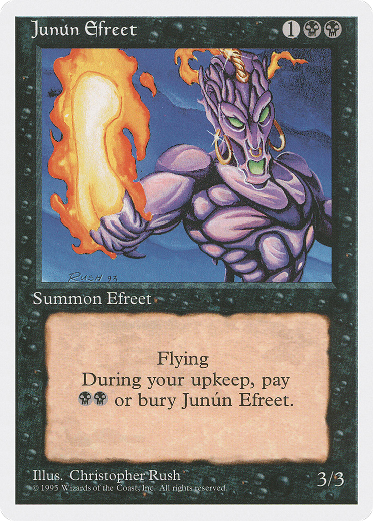 Image of Junun Efreet (4ED-027) - Fourth Edition