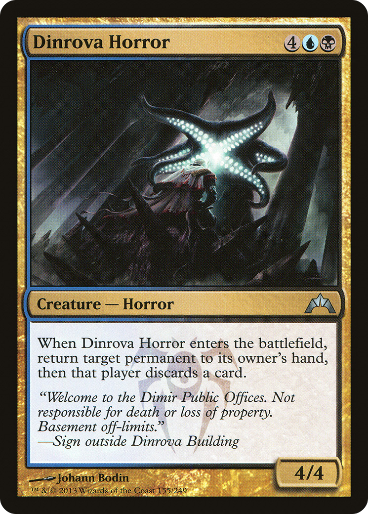 Image of Dinrova Horror (GTC-155) - Gatecrash Foil
