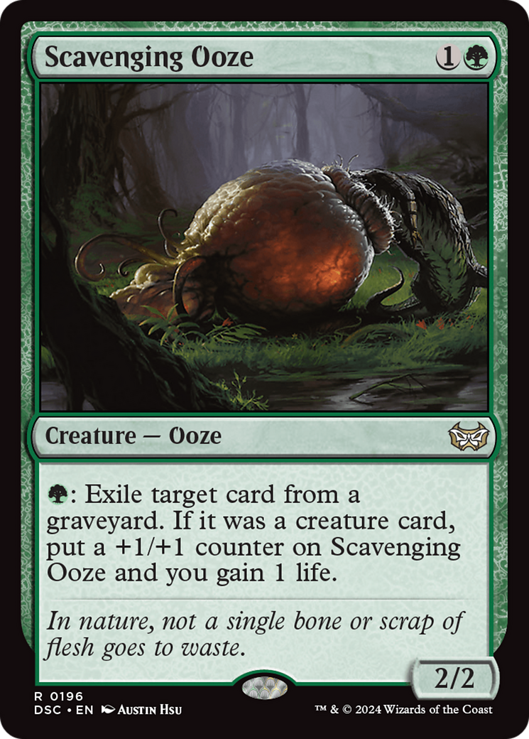 Image of Scavenging Ooze (DSC-196) - Duskmourn: House of Horror Commander
