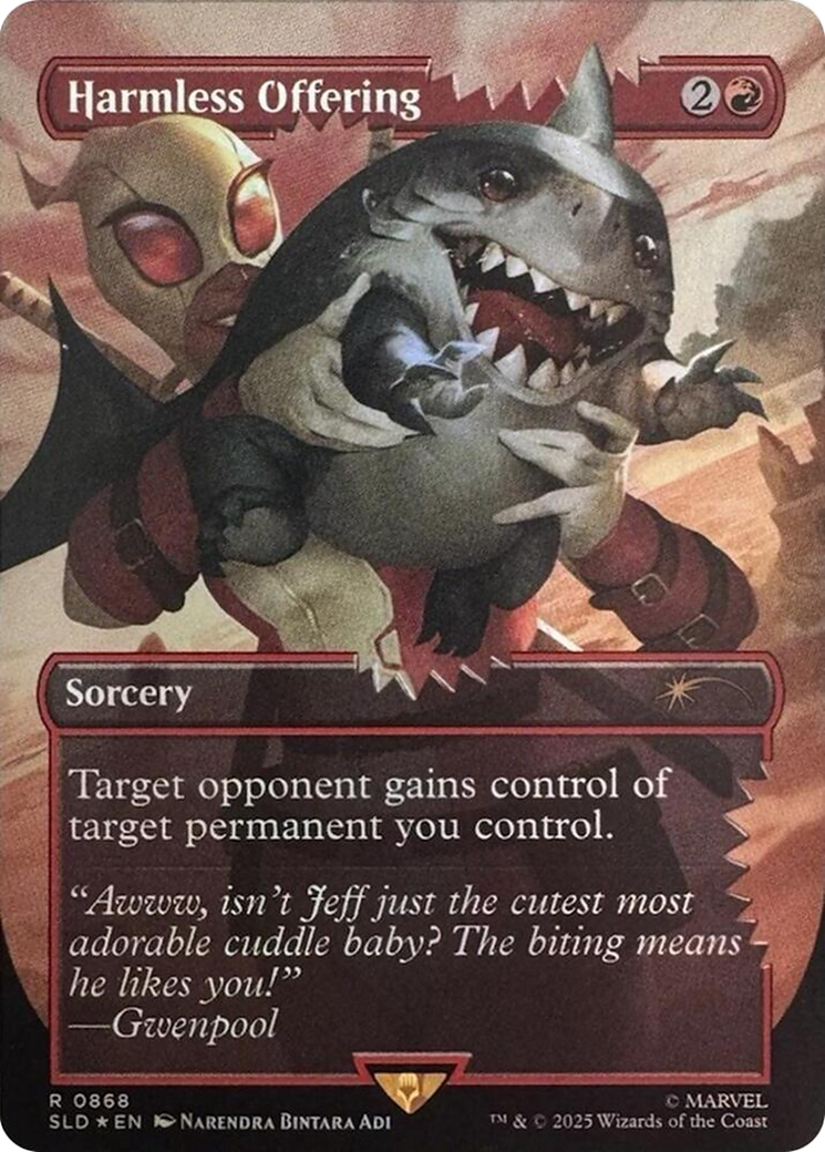 Image of Harmless Offering (SLD-868) - Secret Lair Drop (Borderless) Foil