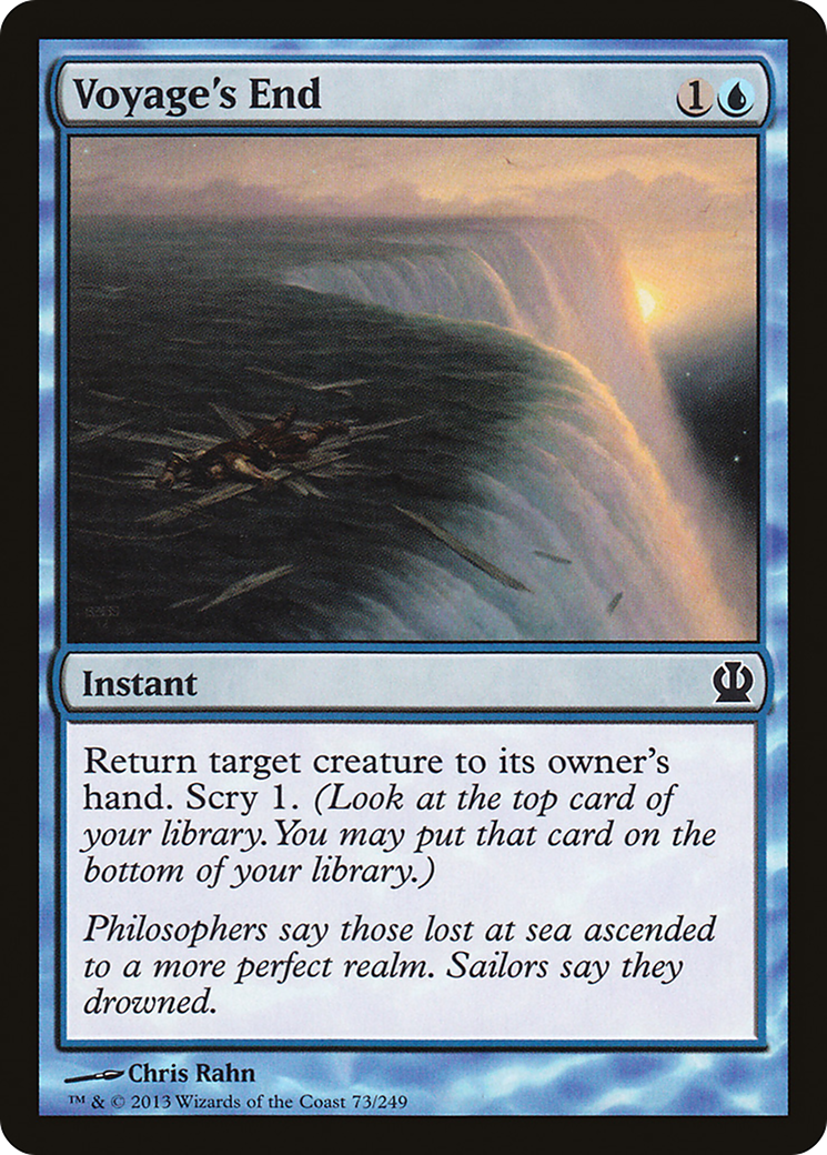 Image of Voyage's End (THS-073) - Theros Foil