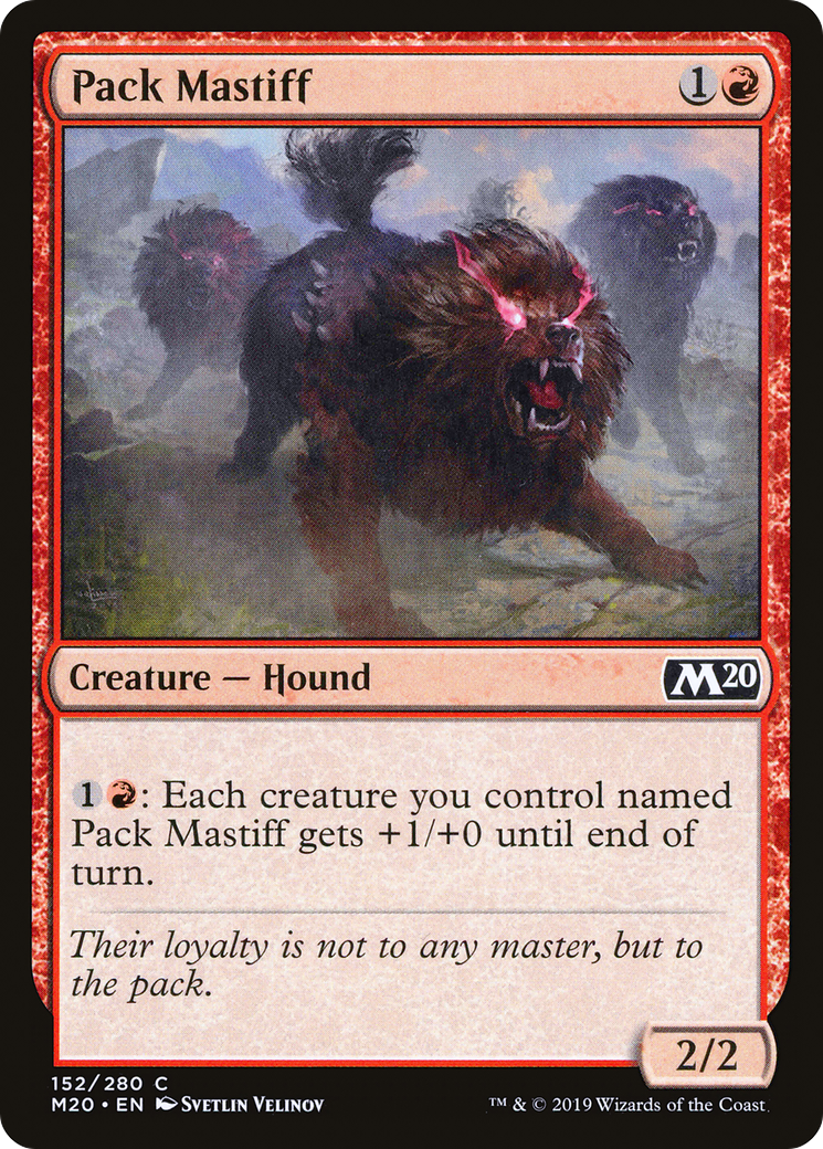 Image of Pack Mastiff (M20-152) - Core Set 2020