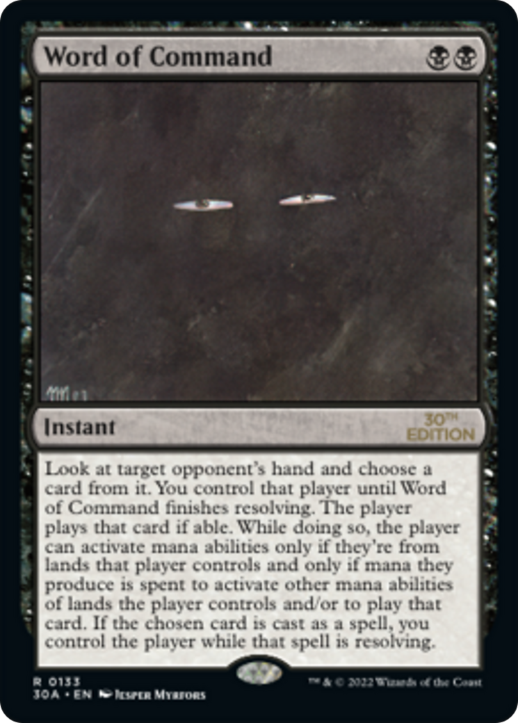 Image of Word of Command (30A-133) - 30th Anniversary Edition