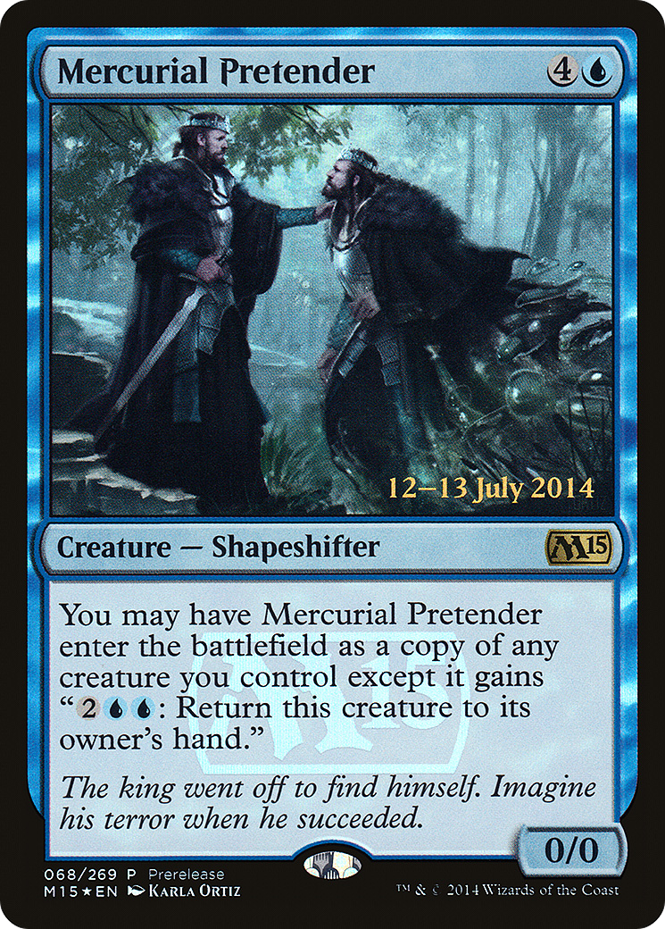 Image of Mercurial Pretender (PRE-068) - Magic 2015 Promos Foil