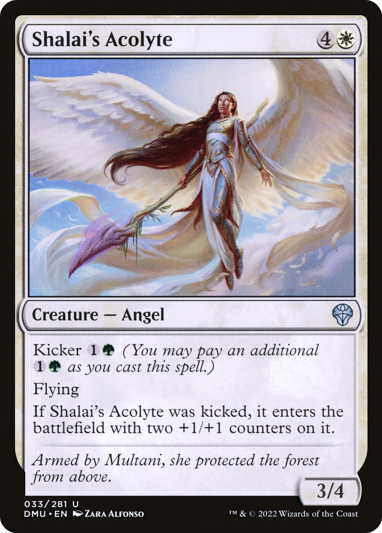 Image of Shalai's Acolyte (DMU-033) - Dominaria United