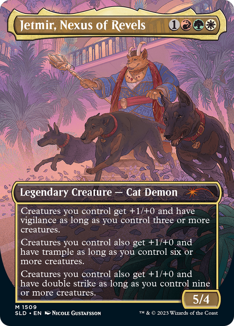 Image of Jetmir, Nexus of Revels (SLD-1509) - Secret Lair Drop (Borderless) Foil