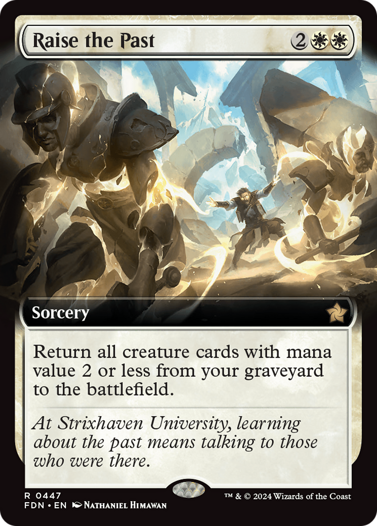 Image of Raise the Past (Extended Art) (FDN-447) - Foundations: (Extended Art)