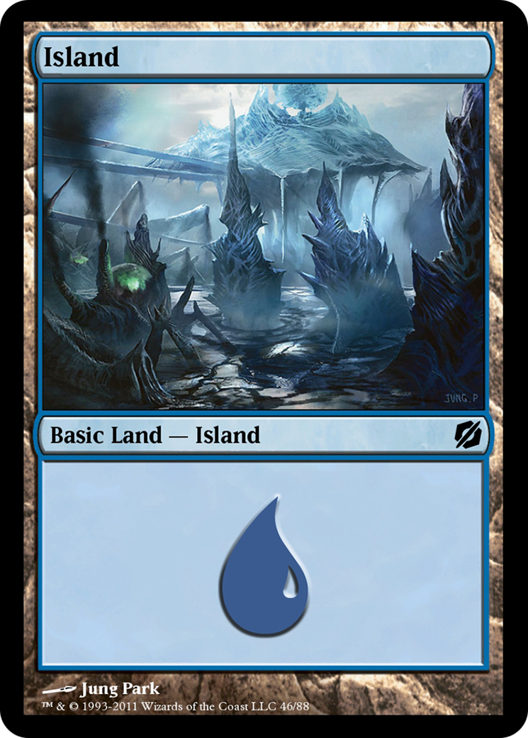 Image of Island (TD2-046) - Duel Decks: Mirrodin Pure vs. New Phyrexia