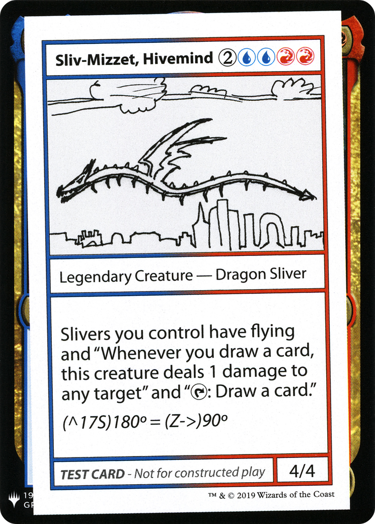 Image of Sliv-Mizzet, Hivemind (CMB1-) - Mystery Booster Playtest Cards 2019