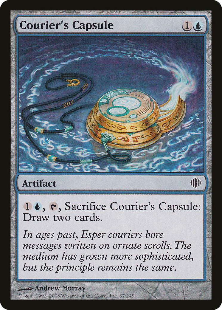 Image of Courier's Capsule (ALA-037) - Shards of Alara Foil