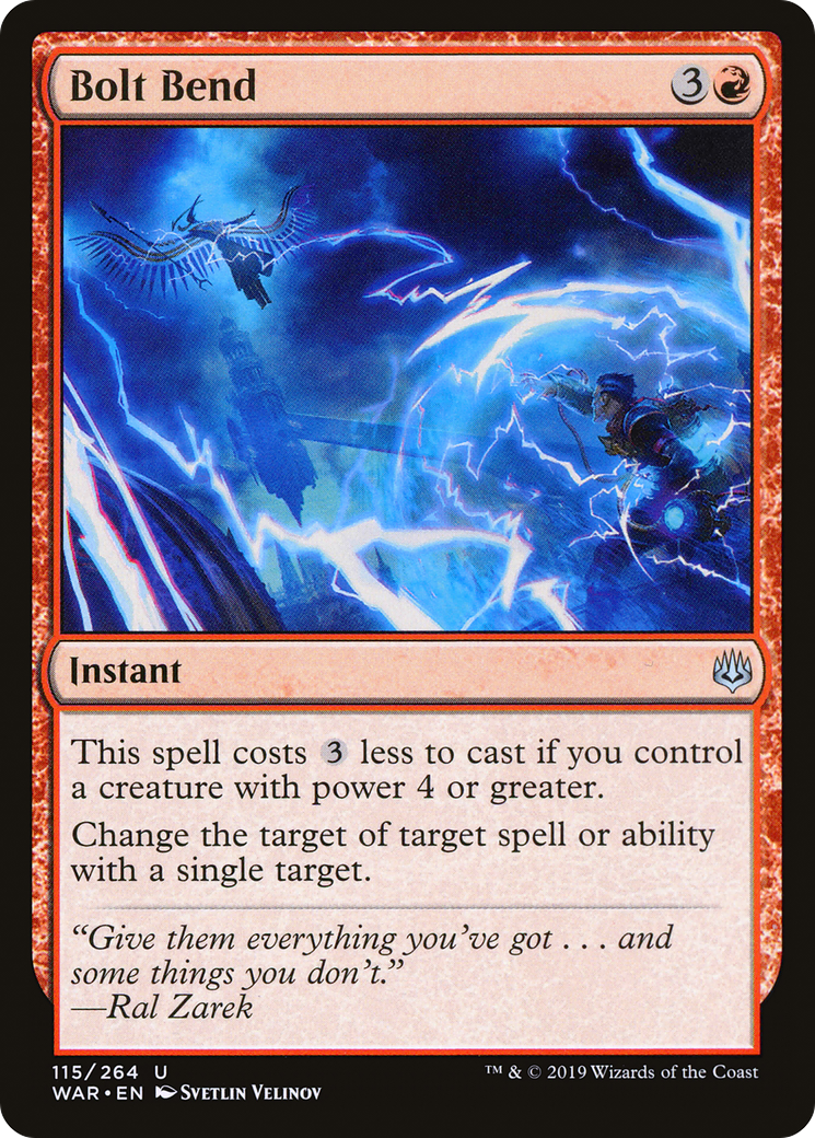 Image of Bolt Bend (WAR-115) - War of the Spark Foil