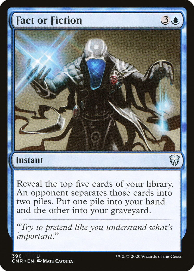 Image of Fact or Fiction (CMR-396) - Commander Legends