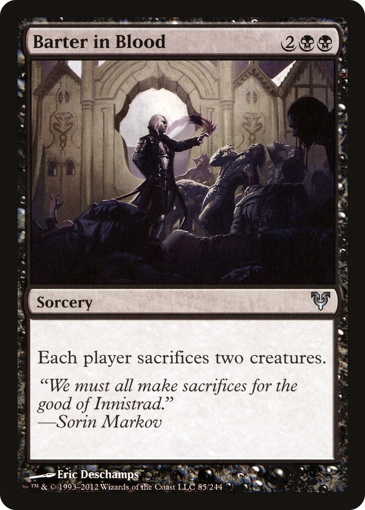 Image of Barter in Blood (AVR-085) - Avacyn Restored Foil