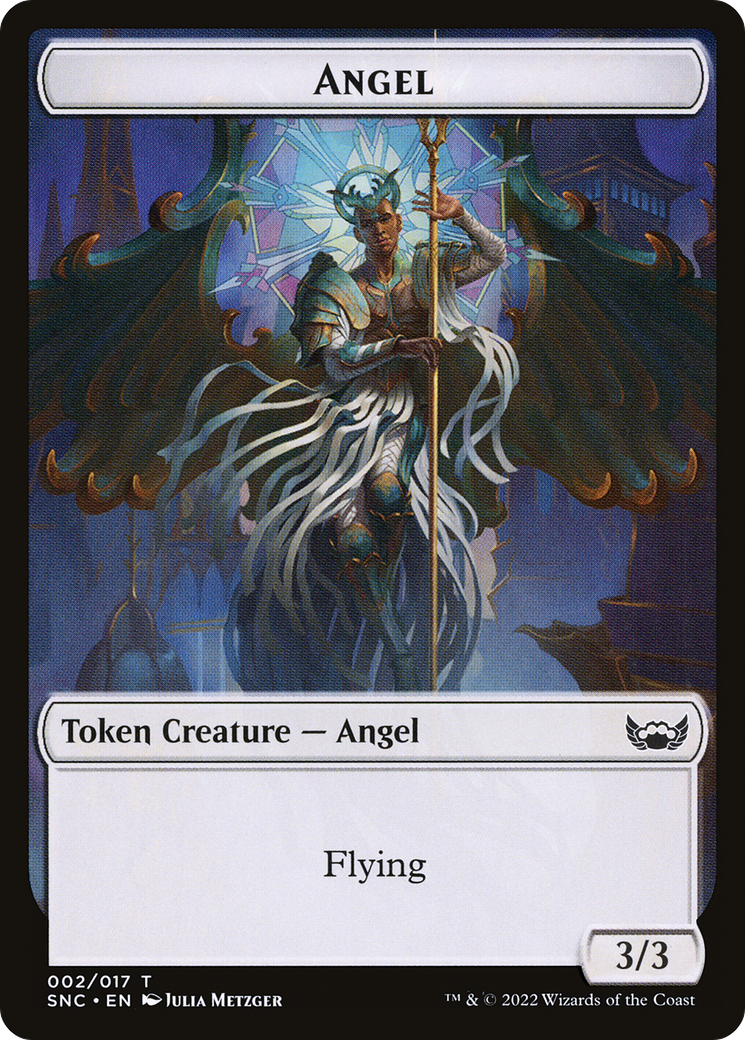 Image of Angel (TSNC-002) - Streets of New Capenna Tokens Foil