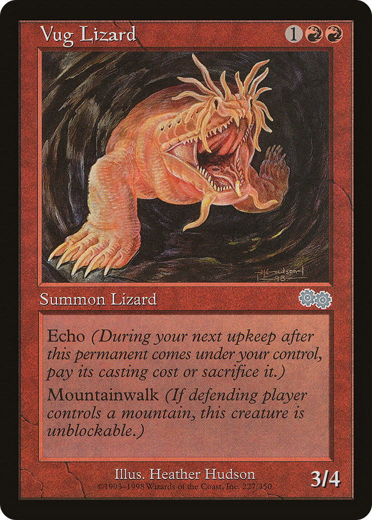 Image of Vug Lizard (USG-227) - Urza's Saga