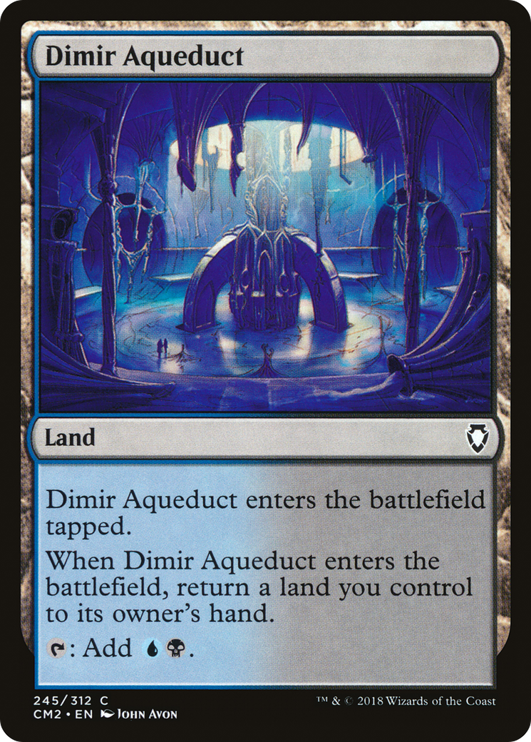 Image of Dimir Aqueduct (CM2-245) - Commander Anthology Volume II