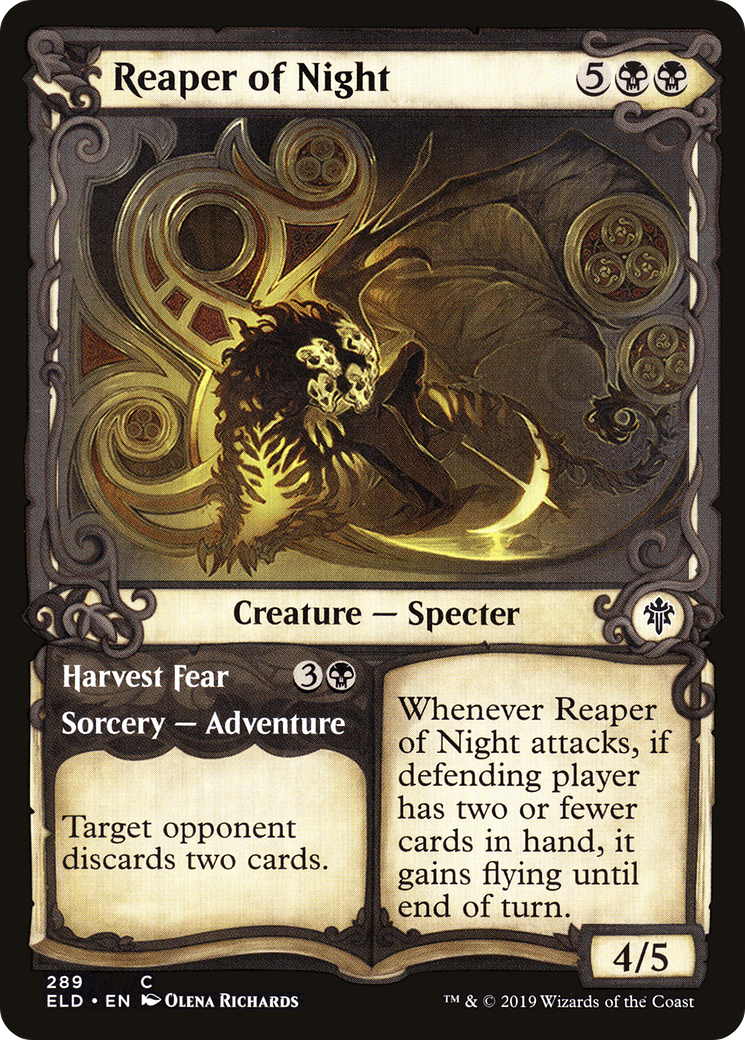 Image of Reaper of Night (Showcase) (ELD-289) - Throne of Eldraine: (Showcase)