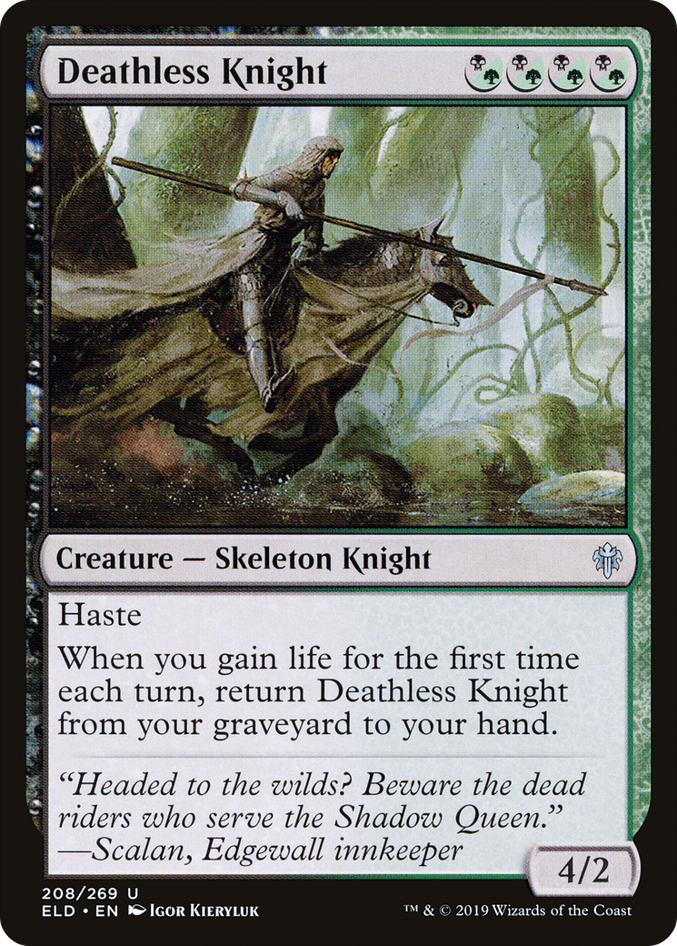 Image of Deathless Knight (ELD-208) - Throne of Eldraine