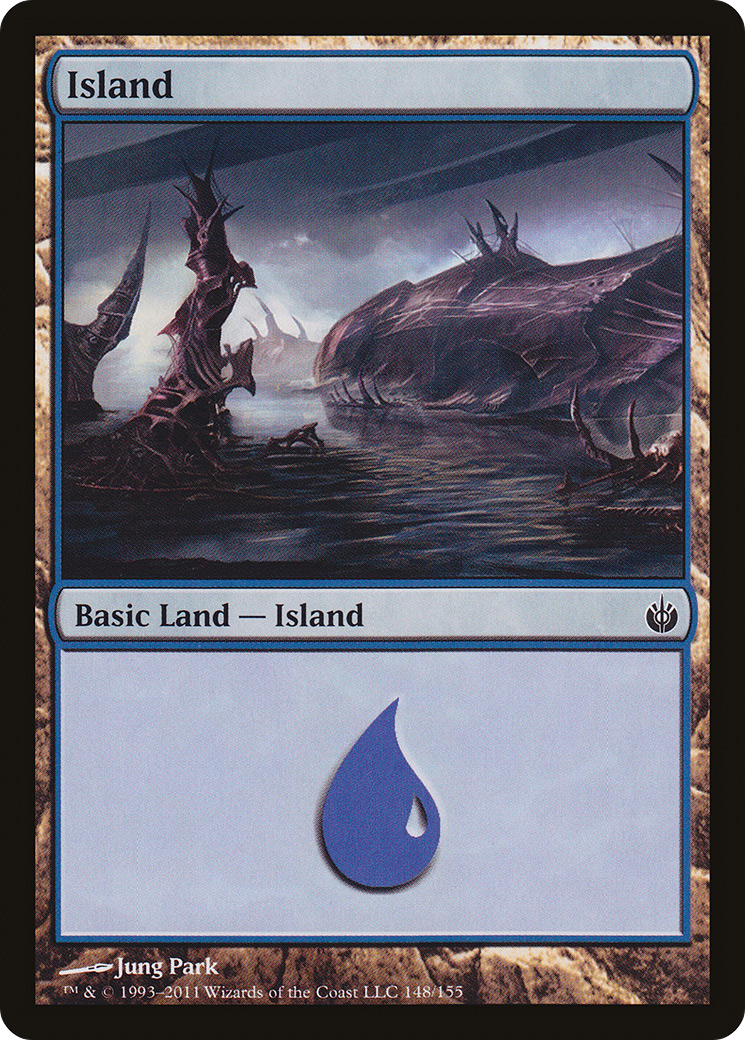 Image of Island (148) (MBS-148) - Mirrodin Besieged Foil