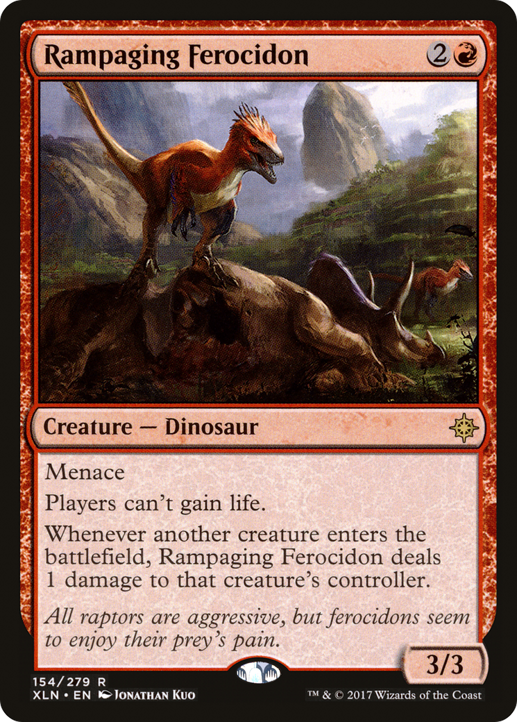 Image of Rampaging Ferocidon (XLN-154) - Ixalan Foil