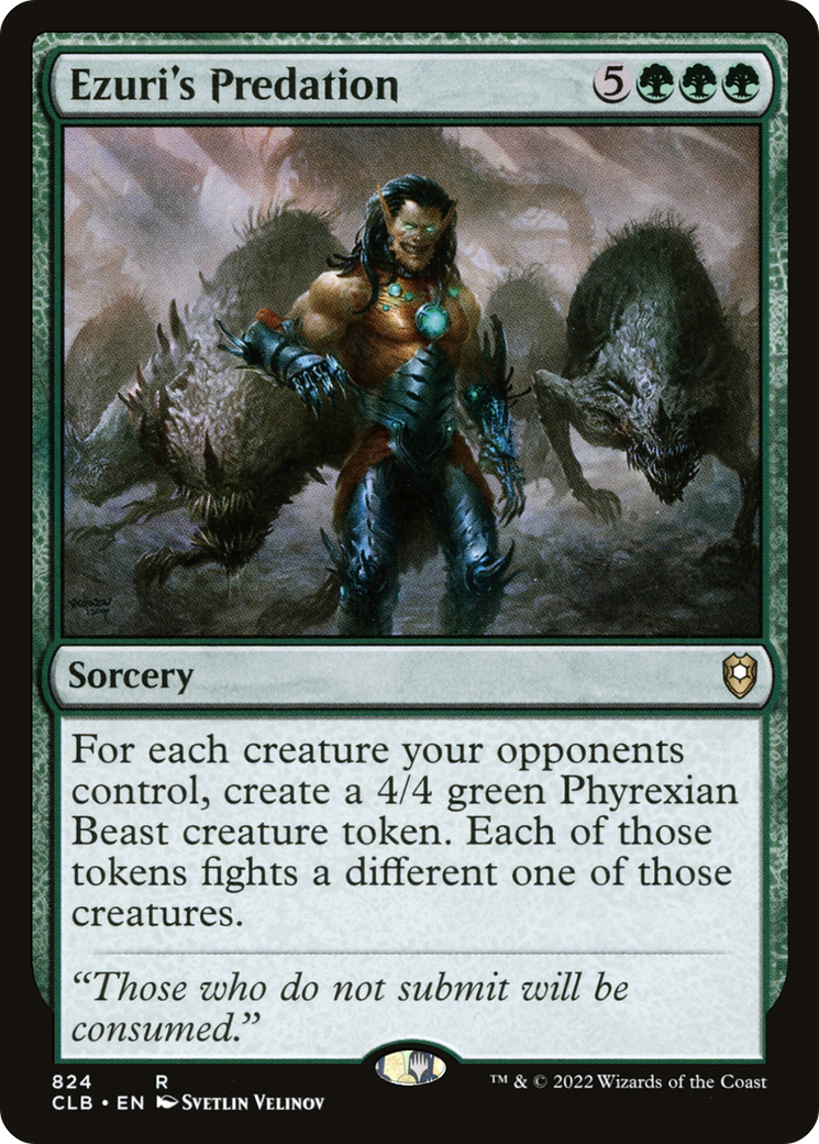 Image of Ezuri's Predation (CLB-824) - Commander Legends: Battle for Baldur's Gate