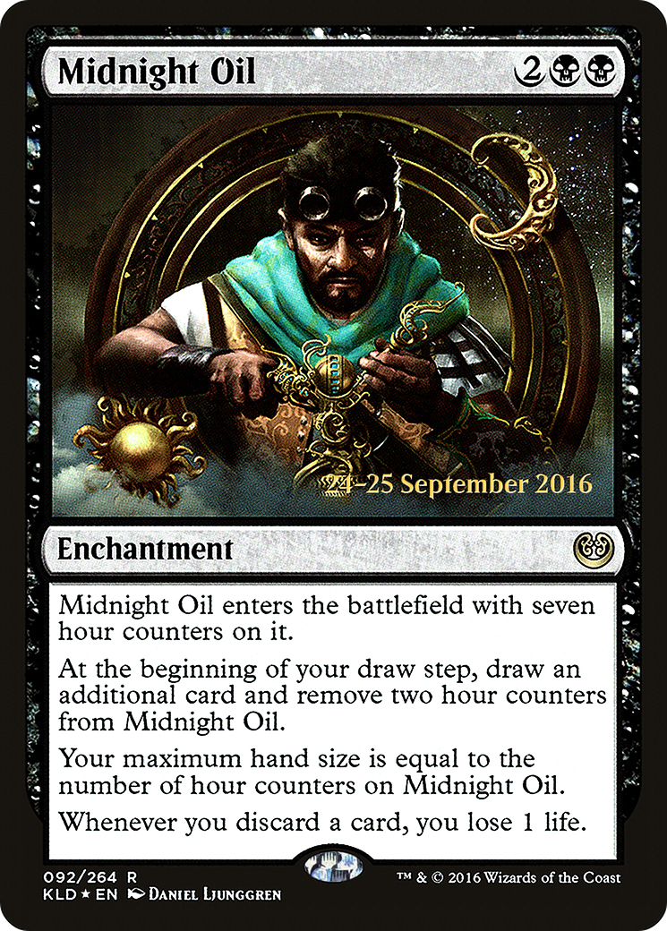 Image of Midnight Oil (PRE-092) - Kaladesh Promos Foil