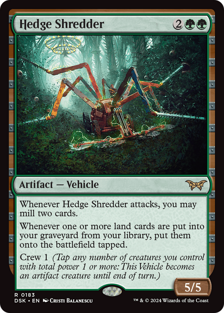 Image of Hedge Shredder (DSK-183) - Duskmourn: House of Horror