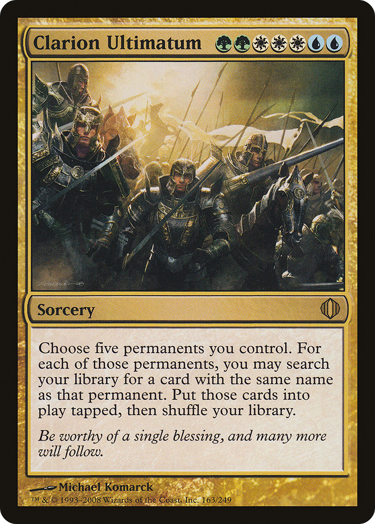 Image of Clarion Ultimatum (ALA-163) - Shards of Alara Foil