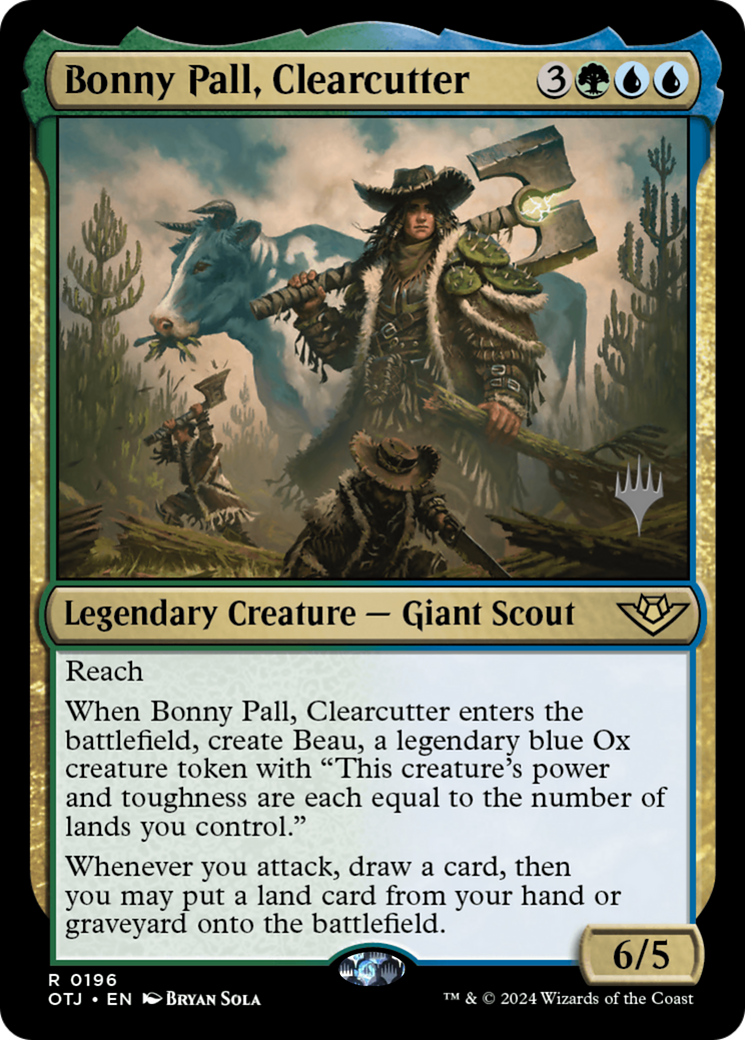 Image of Bonny Pall, Clearcutter (PPOTJ-196) - Outlaws of Thunder Junction Promos