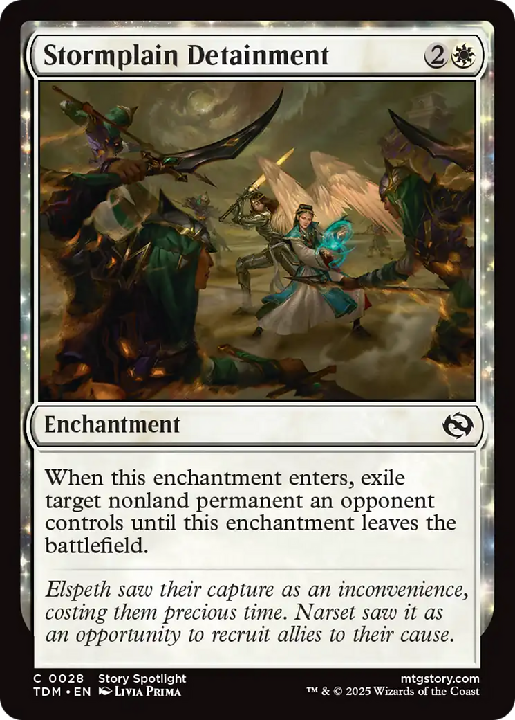 Image of Stormplain Detainment (TDM-028) - Tarkir: Dragonstorm: (enchantment) Foil