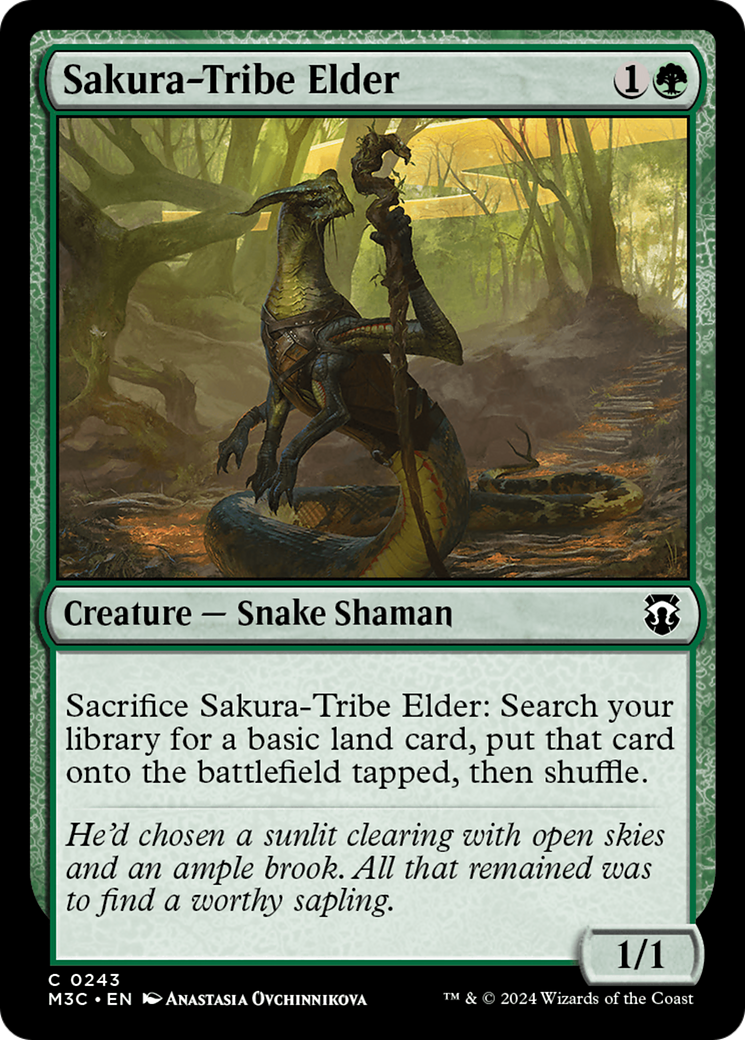 Image of Sakura-Tribe Elder (M3C-243) - Modern Horizons 3 Commander