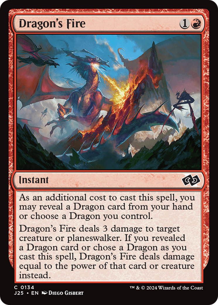 Image of Dragon's Fire (J25-134) - Foundations Jumpstart