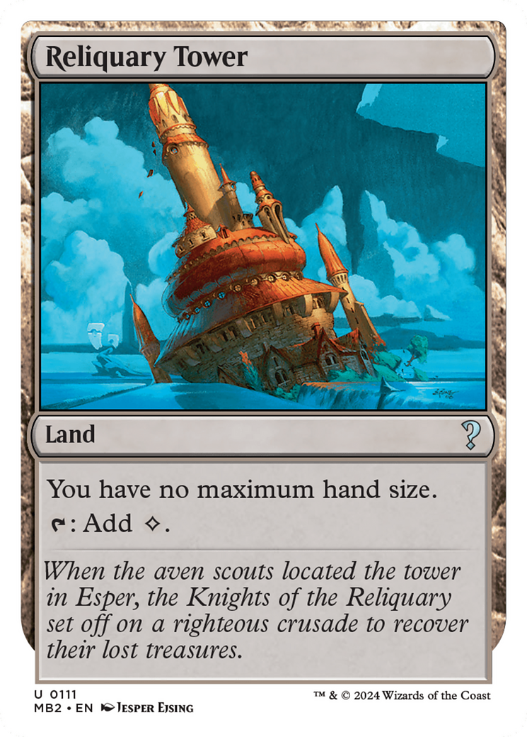 Image of Reliquary Tower (White Border) (MB2-111) - Mystery Booster 2