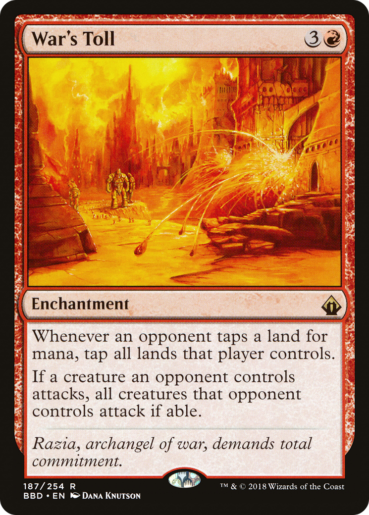 Image of War's Toll (BBD-187) - Battlebond