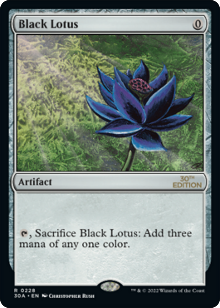Image of Black Lotus (30A-228) - 30th Anniversary Edition