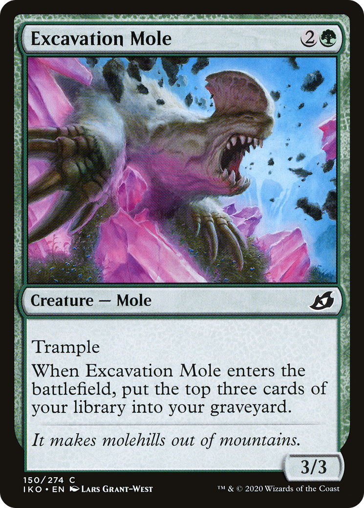 Image of Excavation Mole (IKO-150) - Ikoria: Lair of Behemoths Foil