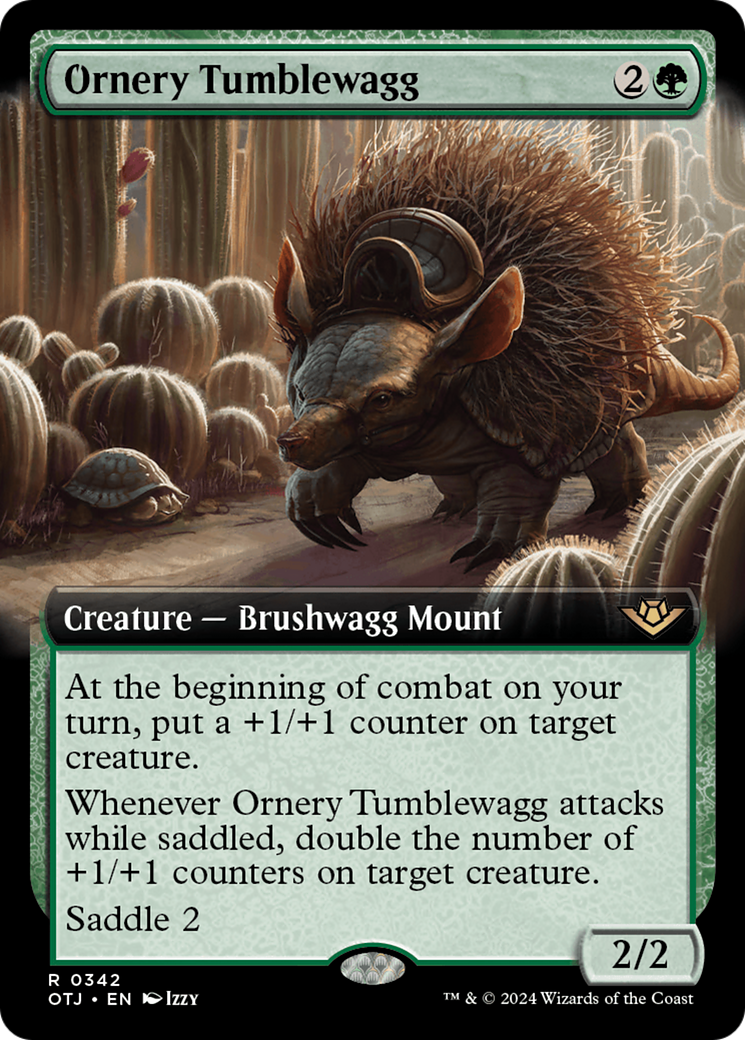 Image of Ornery Tumblewagg (Extended Art) (OTJ-342) - Outlaws of Thunder Junction: (Extended Art) Foil
