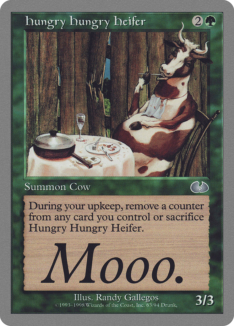 Image of Hungry Hungry Heifer (UGL-063) - Unglued