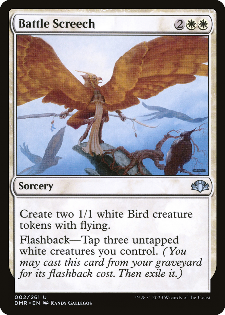 Image of Battle Screech (DMR-002) - Dominaria Remastered